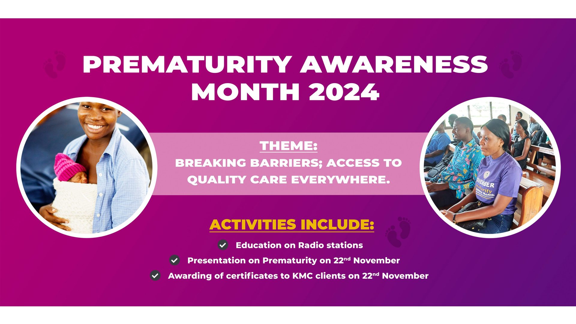 2024 PREMATURITY AWARENESS MONTH Theme, History and Importance HFH